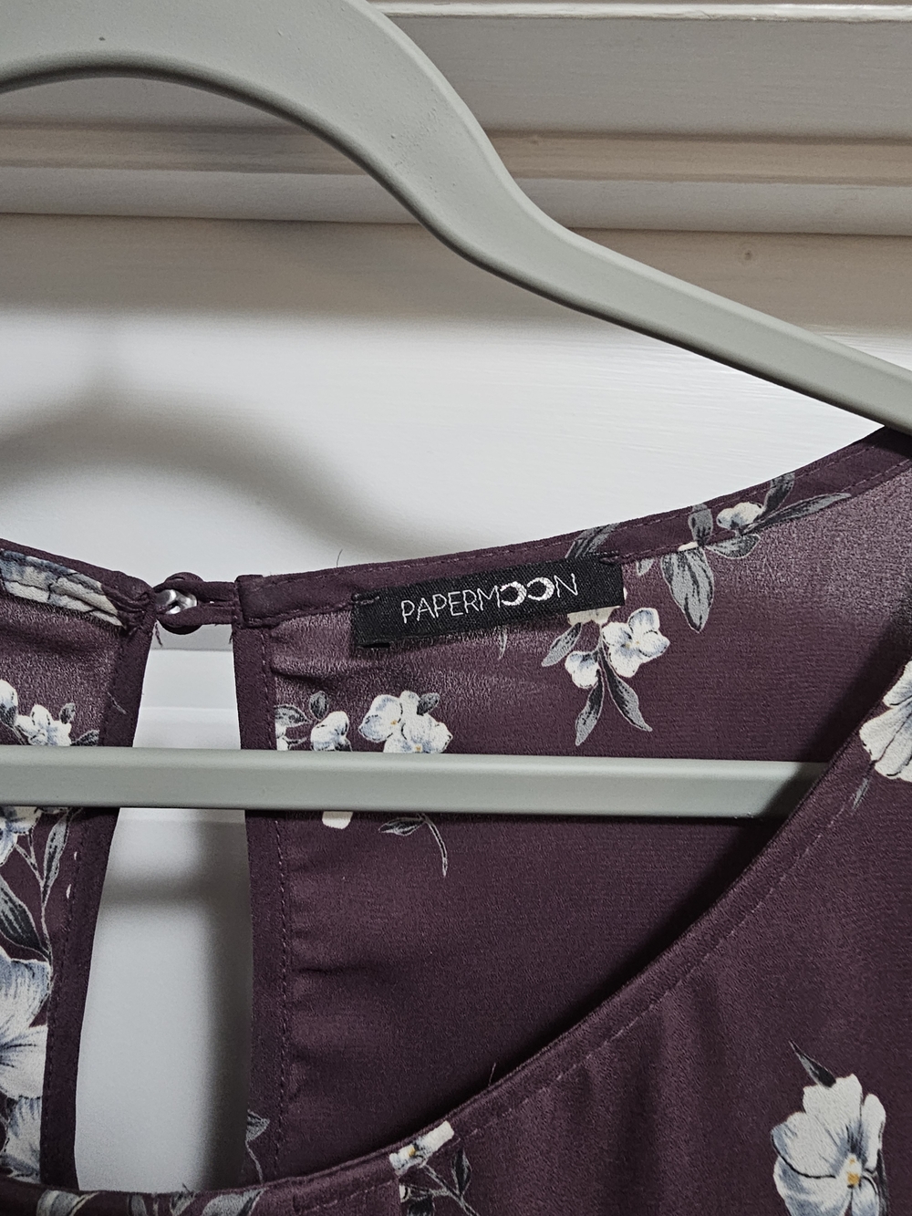 PaperMoon Plum Floral Dress